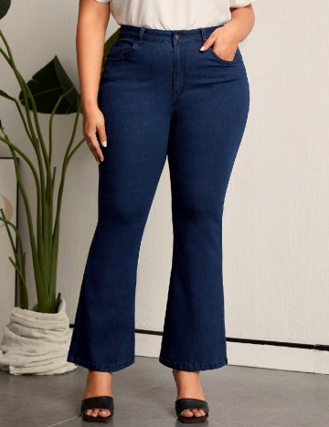 
						Blugi SHEIN CURVE, albastru