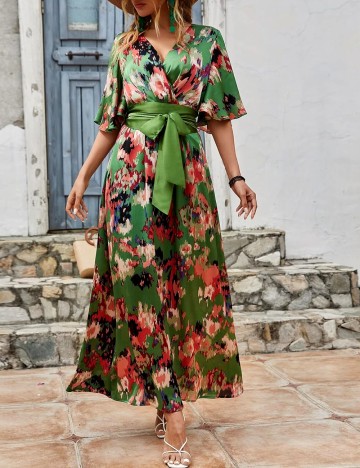 
						Rochie lunga Anany, verde