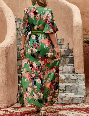 Rochie lunga Anany, verde