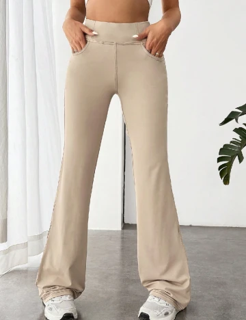 Pantaloni SHEIN, crem Crem
