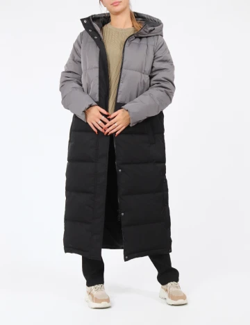 Geaca Vero Moda, gri/negru Negru