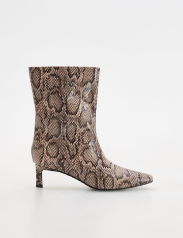 Botine Reserved, imprimeu sarpe