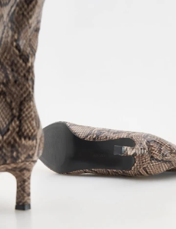 Botine Reserved, imprimeu sarpe
