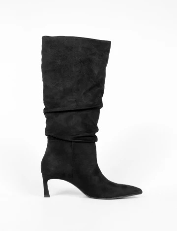 Cizme Bershka, negru Negru