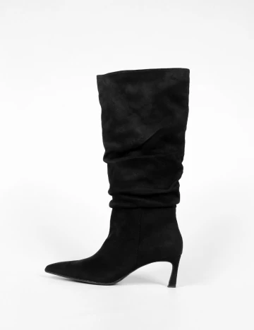 Cizme Bershka, negru Negru