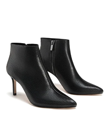 Botine Stradivarius, negru Negru