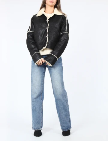 Jacheta Zara, negru Negru