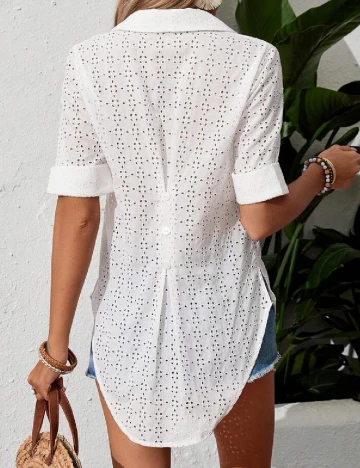 Bluza SHEIN, alb Alb