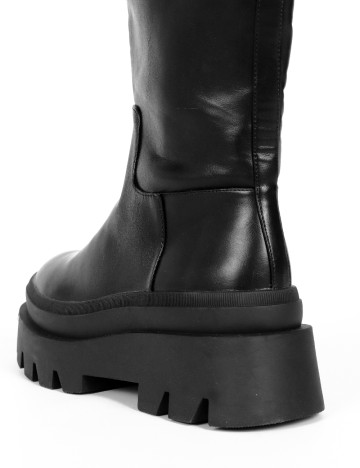 Cizme Stradivarius, negru