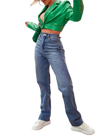 
						Blugi SHEIN, albastru denim