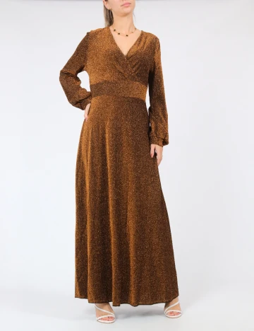 Rochie lunga SHEIN, maro Maro