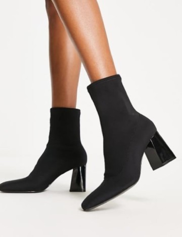Botine Stradivarius, negru