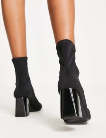 Botine Stradivarius, negru