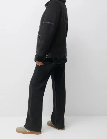 Jacheta Pull&Bear, negru Negru