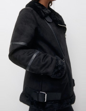 Jacheta Pull&Bear, negru