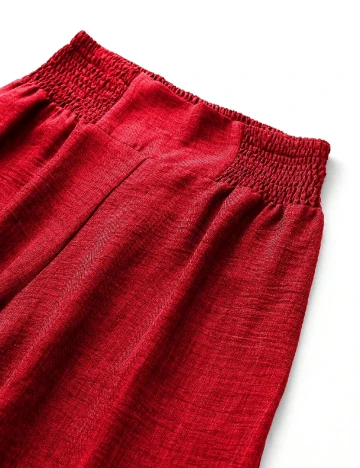 Pantaloni SHEIN, rosu