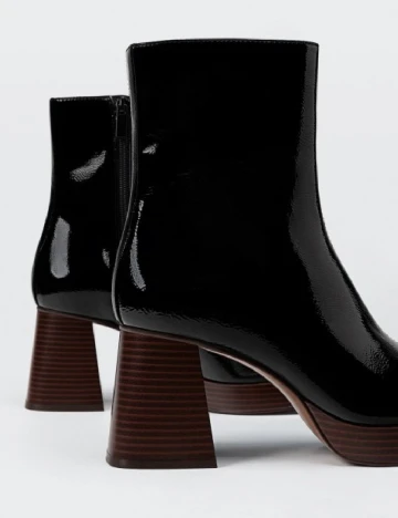 Botine Stradivarius, negru