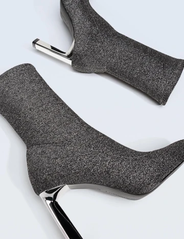 Botine Stradivarius, gri