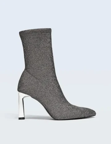 Botine Stradivarius, gri