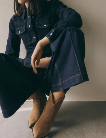 Botine Reserved, maro Maro