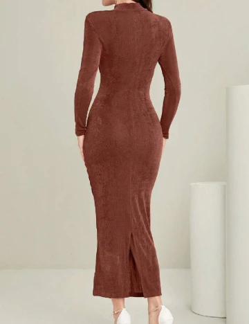 Rochie lunga SHEIN, maro Maro