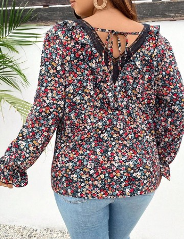 Bluza SHEIN CURVE, floral print