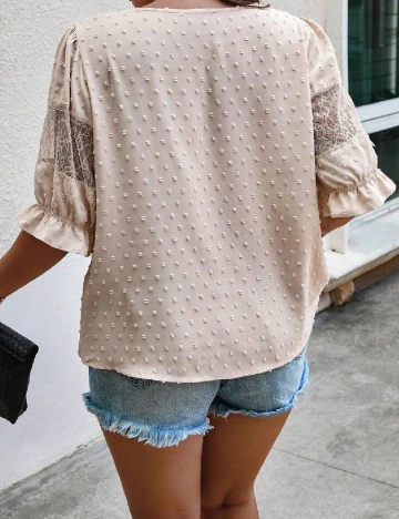 Bluza SHEIN CURVE, crem