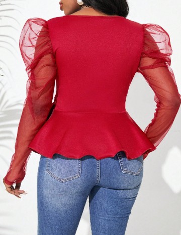 Bluza SHEIN, rosu