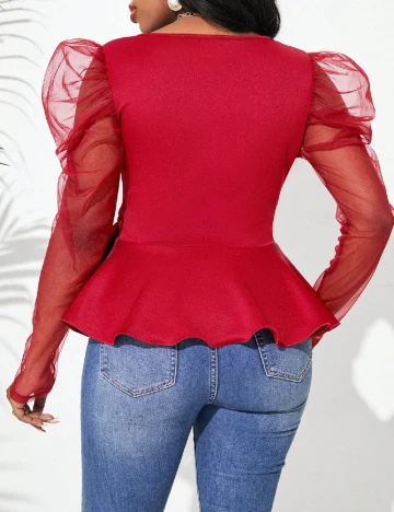 Bluza SHEIN, rosu Rosu