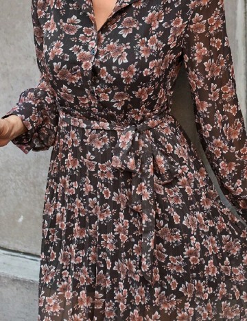 Rochie scurta SHEIN, maro