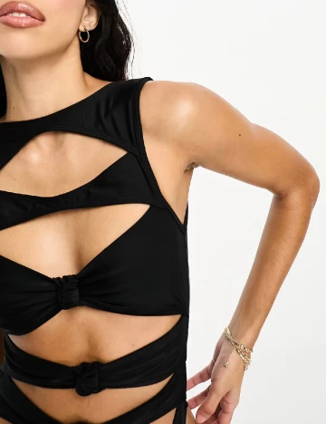 Costum de baie Public Desire, negru Negru