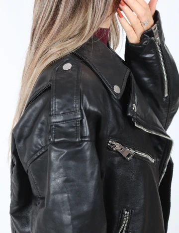 Jacheta Oversize Zara, negru Negru