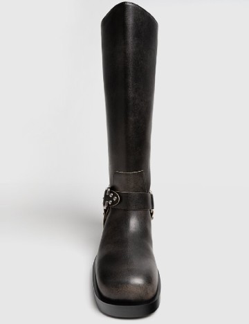 Cizme Stradivarius, negru