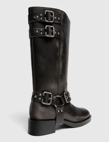 Cizme Stradivarius, negru Negru