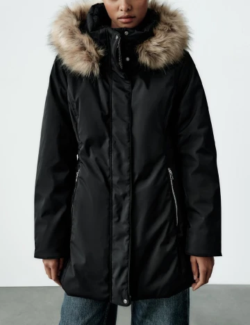 Geaca Zara, negru Negru