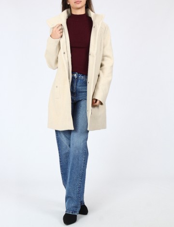 Palton Vero Moda, crem