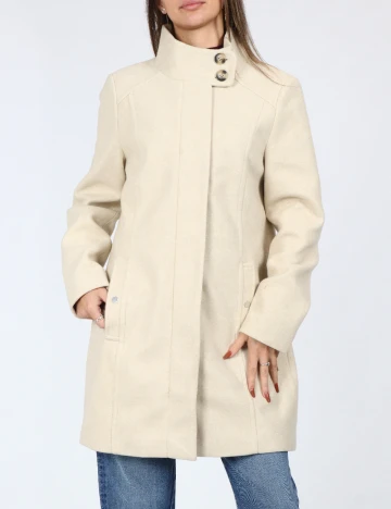 Palton Vero Moda, crem Crem