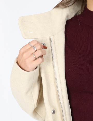 Palton Vero Moda, crem