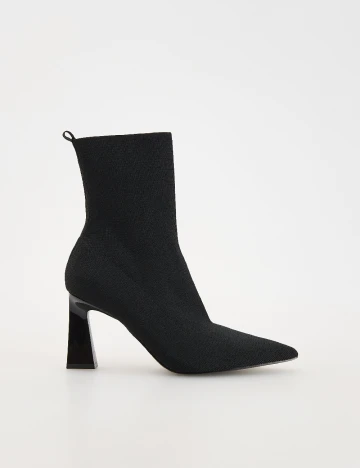 Botine Reserved, negru Negru