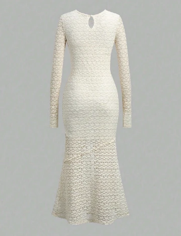 Rochie lunga SHEIN, crem Crem
