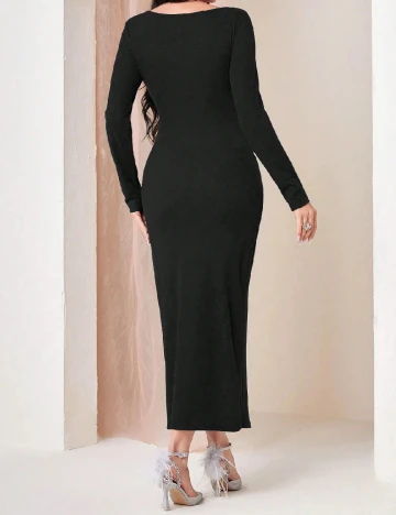 Rochie lunga SHEIN, negru Negru