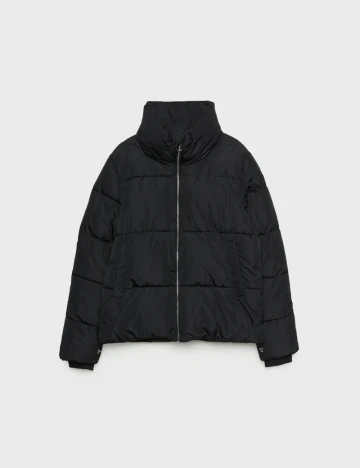 Geaca Stradivarius, negru Negru