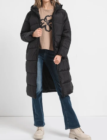 Geaca Only, negru Negru