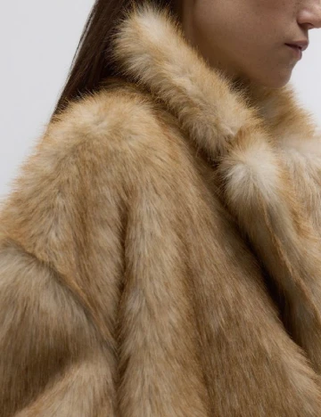 Palton oversize Reserved, maro Maro