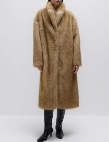 Palton oversize Reserved, maro Maro