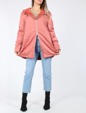 Geaca reversibila Only, roz
