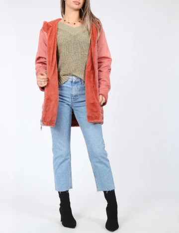 Geaca reversibila Only, roz