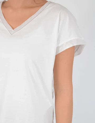 Tricou Oltre, alb, M