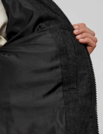 Geaca Reserved, negru Negru