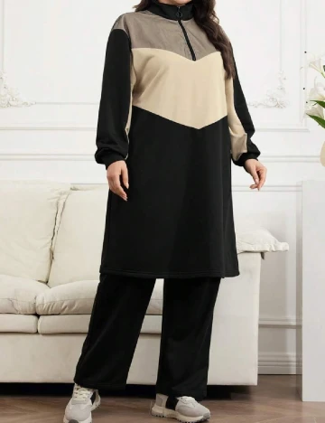 Compleu SHEIN CURVE, negru Negru
